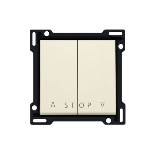 Niko - SET DE FINITION BOUTON-POUSSOIR DOUBLE VOLETS ÉLECTRONIQUE