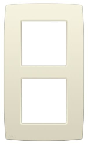 Niko - PLAQUE DE RECOUVREMENT DOUBLE, 60MM D'ENTRAXE, VERTICALE