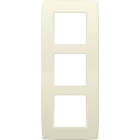 Niko - PLAQUE DE RECOUVREMENT TRIPLE, 60MM D'ENTRAXE, VERTICALE