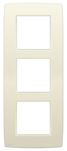 Niko - PLAQUE DE RECOUVREMENT TRIPLE, 60MM D'ENTRAXE, VERTICALE