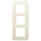 Niko - PLAQUE DE RECOUVREMENT TRIPLE, 60MM D'ENTRAXE, VERTICALE