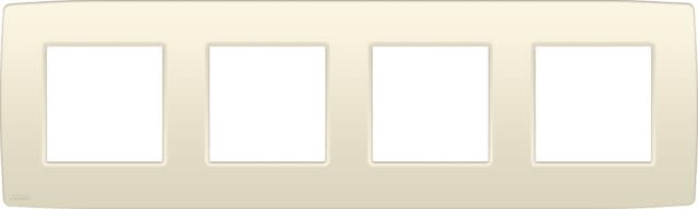 Niko - PLAQUE DE RECOUVREMENT QUADRUPLE AVEC 71MM D'ENTRAXE