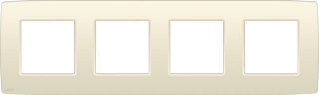 Niko - PLAQUE DE RECOUVREMENT QUADRUPLE AVEC 71MM D'ENTRAXE