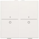Niko - TOUCHE DOUBLE I/0 POUR INTERRUPTEUR/BOUTON SANS FIL À 4 CONTACTS