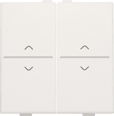 Niko - TOUCHE DBL FLÈCHES PR INTERRUPTEUR/BOUTON SANS FIL À 4 CONTACTS