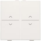 Niko - TOUCHE DBL FLÈCHES PR INTERRUPTEUR/BOUTON SANS FIL À 4 CONTACTS