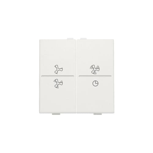 Niko - TOUCHE DBL, SYMBOLE VENTILATION, PR INTERRUPTEUR/BOUTON SANS FIL