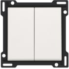Niko - SET DE FINITION INTERRUPTEUR DOUBLE ALLUM./VA-ET-VIENT (DOUBLE)