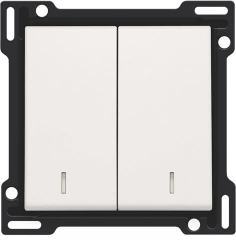 Niko - SET DE FINITION INTERRUPTEUR DOUBLE ALLUM./VA-ET-VIENT (DOUBLE)