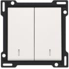 Niko - SET DE FINITION INTERRUPTEUR DOUBLE ALLUM./VA-ET-VIENT (DOUBLE)