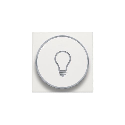 Niko - FINITION AVEC SYMBOLE LAMPE PR BOUTON-POUSSOIR 6A AVEC CULOT E10