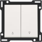 Niko - SET DE FINITION BOUTON-POUSSOIR DOUBLE POUR VOLETS