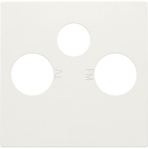 Niko - SET DE FINITION 2 CONN. COAX. SIMPLES TV/FM ET 1 CONN. SATELLITE