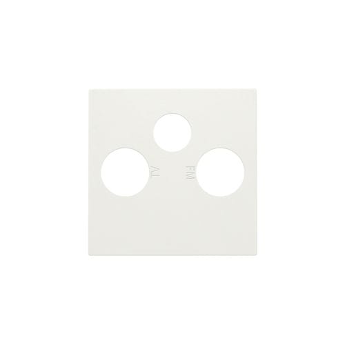 Niko - SET DE FINITION 2 CONN. COAX. SIMPLES TV/FM ET 1 CONN. SATELLITE