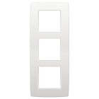 Niko - PLAQUE DE RECOUVREMENT TRIPLE, 60MM D'ENTRAXE, VERTICALE