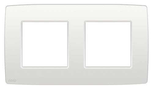 Niko - PLAQUE DE RECOUVREMENT DOUBLE AVEC 71MM D'ENTRAXE