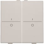 Niko - TOUCHE DOUBLE I/0 POUR INTERRUPTEUR/BOUTON SANS FIL À 4 CONTACTS