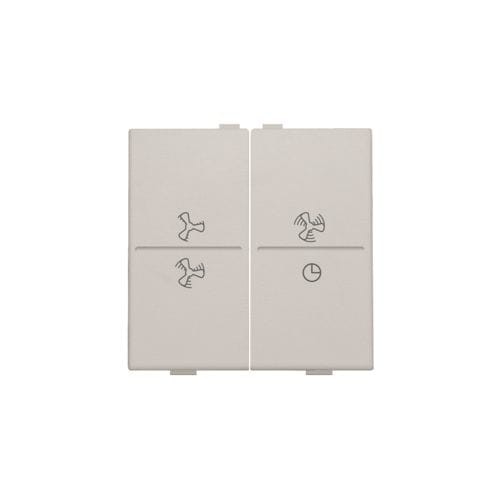 Niko - TOUCHE DBL, SYMBOLE VENTILATION, PR INTERRUPTEUR/BOUTON SANS FIL