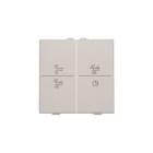 Niko - TOUCHE DBL, SYMBOLE VENTILATION, PR INTERRUPTEUR/BOUTON SANS FIL