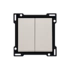 Niko - SET DE FINITION INTERRUPTEUR DOUBLE ALLUM./VA-ET-VIENT (DOUBLE)