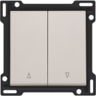 Niko - SET DE FINITION BOUTON-POUSSOIR DOUBLE POUR VOLETS