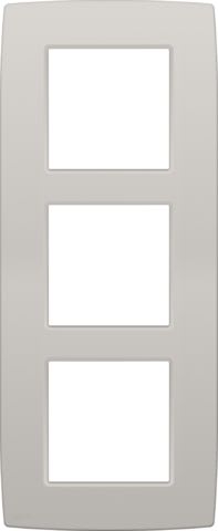 Niko - PLAQUE DE RECOUVREMENT TRIPLE, 60MM D'ENTRAXE, VERTICALE