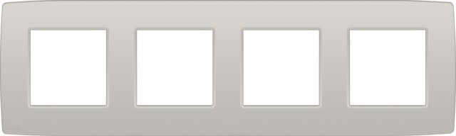 Niko - PLAQUE DE RECOUVREMENT QUADRUPLE AVEC 71MM D'ENTRAXE