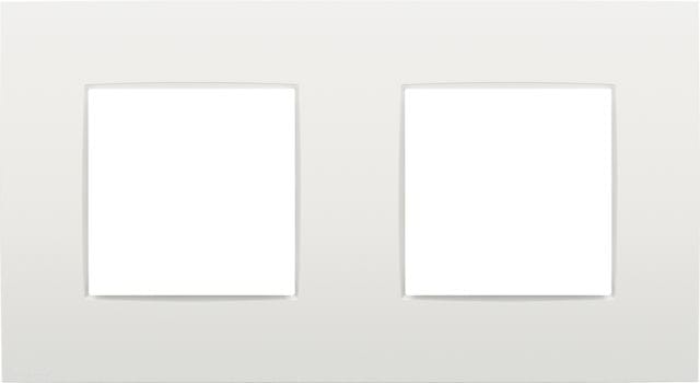 Niko - PLAQUE DE RECOUVREMENT DOUBLE AVEC 71MM D'ENTRAXE