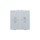 Niko - TOUCHE DBL, SYMBOLE VENTILATION, PR INTERRUPTEUR/BOUTON SANS FIL