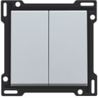 Niko - SET DE FINITION INTERRUPTEUR DOUBLE ALLUM./VA-ET-VIENT (DOUBLE)