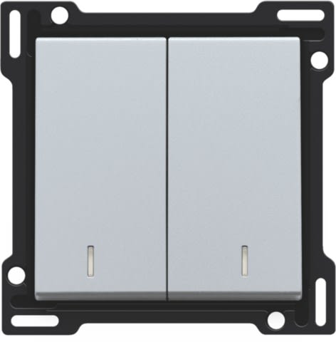 Niko - SET DE FINITION INTERRUPTEUR DOUBLE ALLUM./VA-ET-VIENT (DOUBLE)