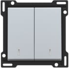 Niko - SET DE FINITION INTERRUPTEUR DOUBLE ALLUM./VA-ET-VIENT (DOUBLE)