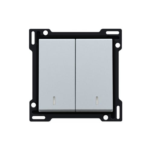 Niko - SET DE FINITION INTERRUPTEUR DOUBLE ALLUM./VA-ET-VIENT (DOUBLE)