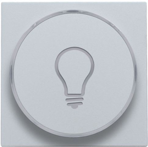 Niko - FINITION AVEC SYMBOLE LAMPE PR BOUTON-POUSSOIR 6A AVEC CULOT E10