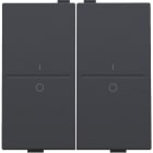 Niko - TOUCHE DOUBLE I/0 POUR INTERRUPTEUR/BOUTON SANS FIL À 4 CONTACTS