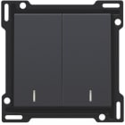 Niko - SET DE FINITION INTERRUPTEUR DOUBLE ALLUM./VA-ET-VIENT (DOUBLE)
