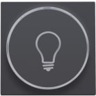 Niko - FINITION AVEC SYMBOLE LAMPE PR BOUTON-POUSSOIR 6A AVEC CULOT E10