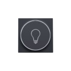 Niko - FINITION AVEC SYMBOLE LAMPE PR BOUTON-POUSSOIR 6A AVEC CULOT E10