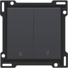 Niko - SET DE FINITION BOUTON-POUSSOIR DOUBLE POUR VOLETS