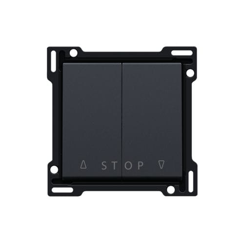 Niko - SET DE FINITION BOUTON-POUSSOIR DOUBLE VOLETS ÉLECTRONIQUE