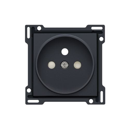 Niko - SET DE FINITION PRISE AVEC BROCHE DE TERRE, 21MM