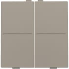 Niko - TOUCHE DOUBLE POUR INTERRUPTEUR/BOUTON SANS FIL À 4 COMMANDES
