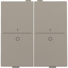 Niko - TOUCHE DOUBLE I/0 POUR INTERRUPTEUR/BOUTON SANS FIL À 4 CONTACTS