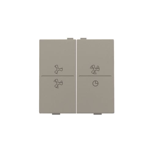 Niko - TOUCHE DBL, SYMBOLE VENTILATION, PR INTERRUPTEUR/BOUTON SANS FIL