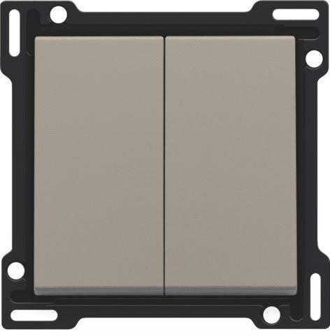 Niko - SET DE FINITION INTERRUPTEUR DOUBLE ALLUM./VA-ET-VIENT (DOUBLE)