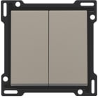 Niko - SET DE FINITION INTERRUPTEUR DOUBLE ALLUM./VA-ET-VIENT (DOUBLE)