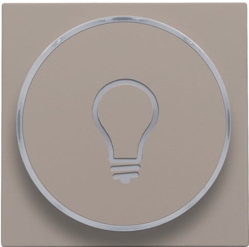 Niko - FINITION AVEC SYMBOLE LAMPE PR BOUTON-POUSSOIR 6A AVEC CULOT E10