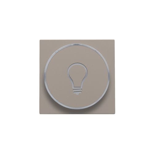 Niko - FINITION AVEC SYMBOLE LAMPE PR BOUTON-POUSSOIR 6A AVEC CULOT E10