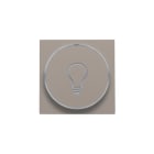Niko - FINITION AVEC SYMBOLE LAMPE PR BOUTON-POUSSOIR 6A AVEC CULOT E10