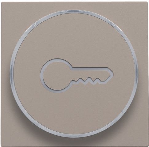 Niko - FINITION AVEC SYMBOLE CLÉ POUR BOUTON-POUSSOIR 6A AVEC CULOT E10